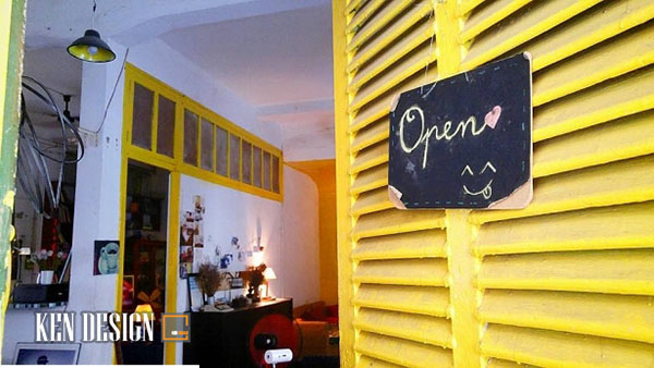 thiết kế quán cafe nhỏ đẹp